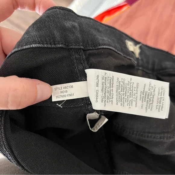 MADEWELL 10" High Rise Skinny Jeans in Eclipse Wash 35P AC136 $128 - Picture 9 of 11